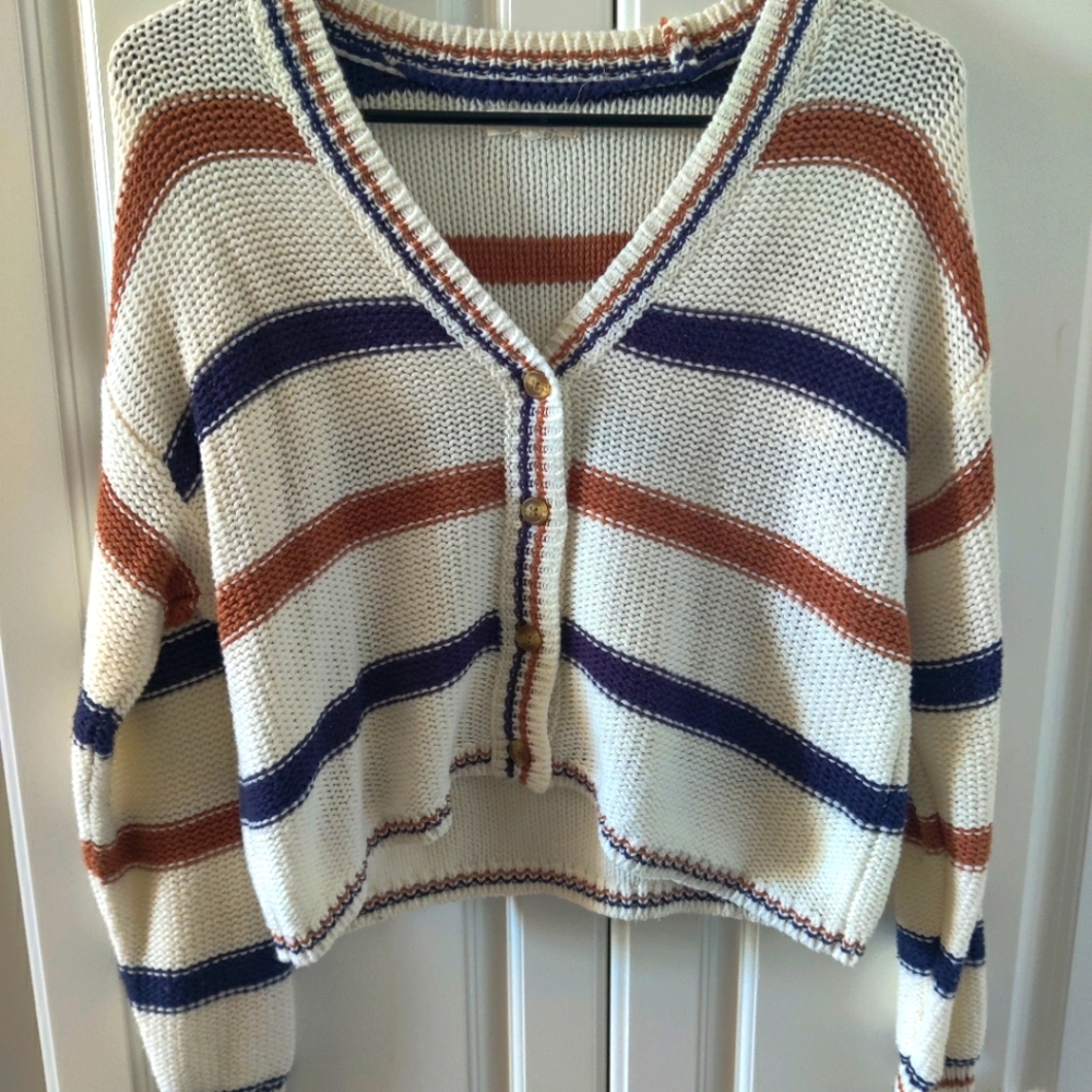 Pacsun Long Sleeve Cropped Sweater